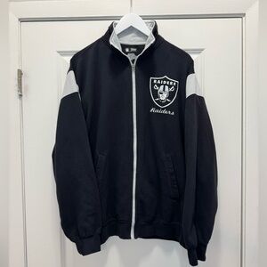 NFL Team Apparel Raiders Oakland Track Jacket